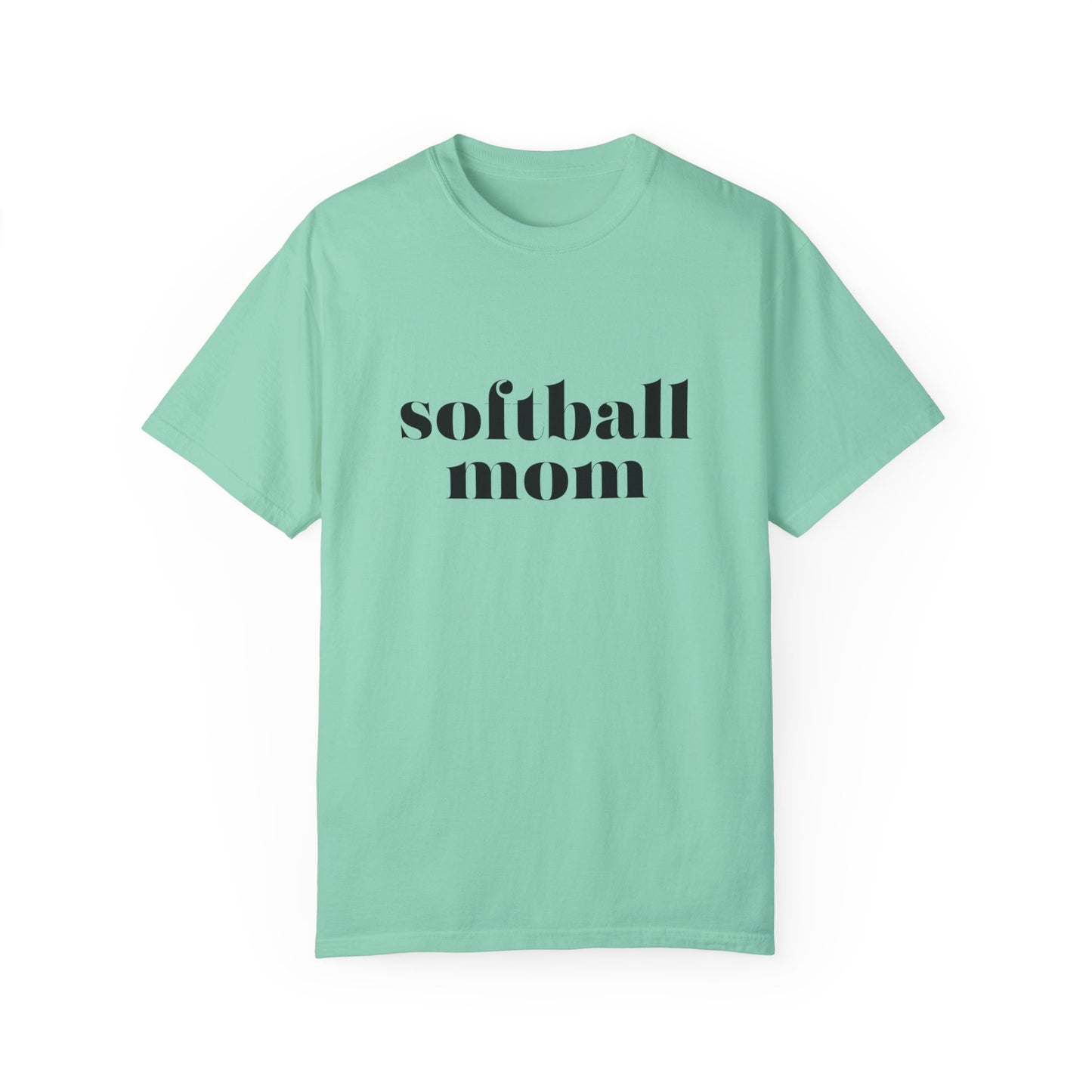 Softball Mom Unisex Garment-Dyed T-shirt