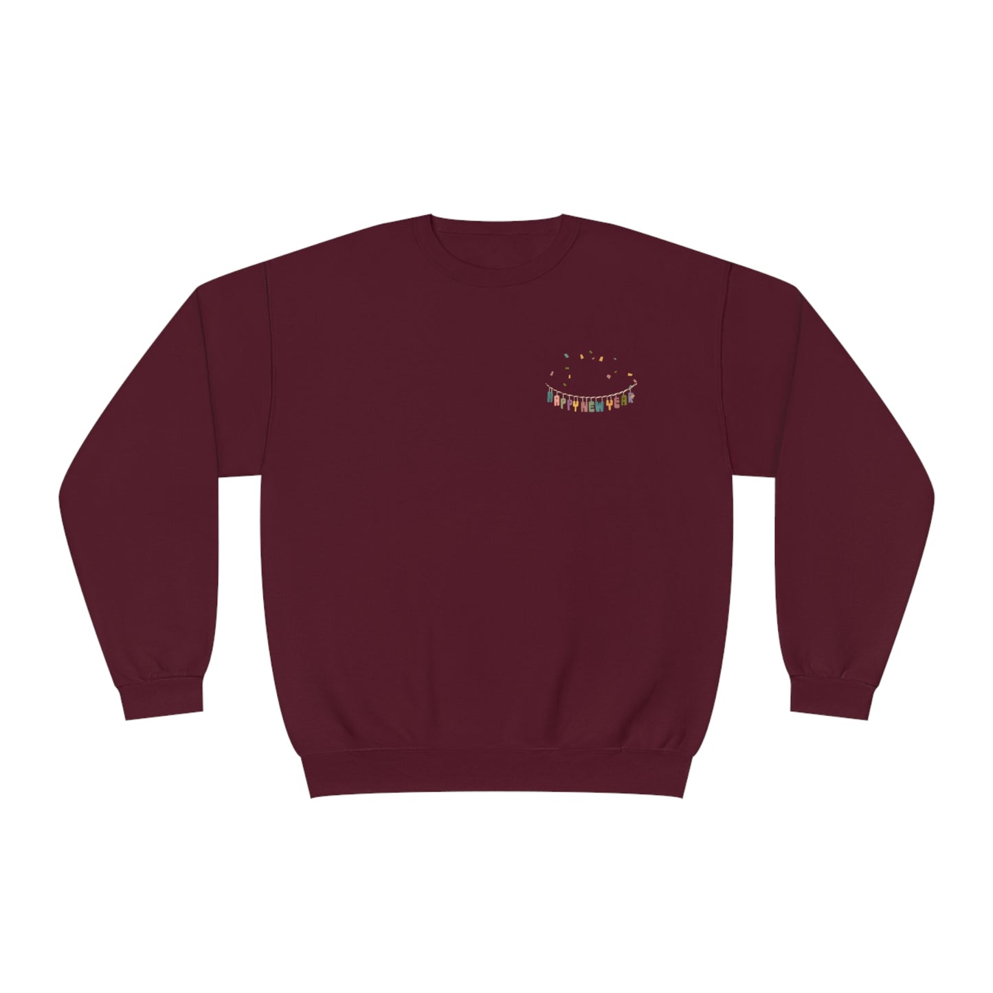 Happy New Year Banner Unisex NuBlend® Crewneck Sweatshirt