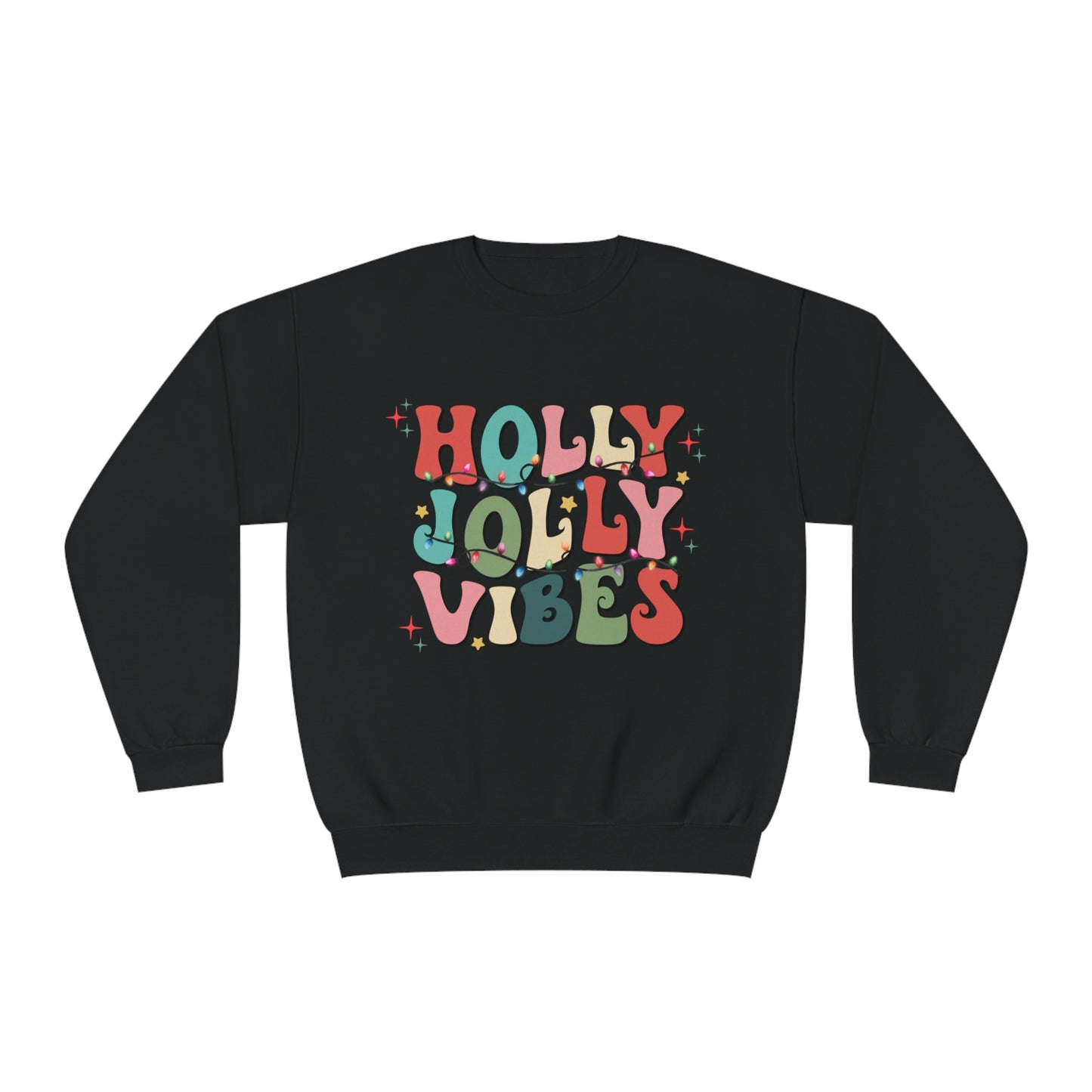 Holly Jolly Vibes Unisex NuBlend® Crewneck Sweatshirt