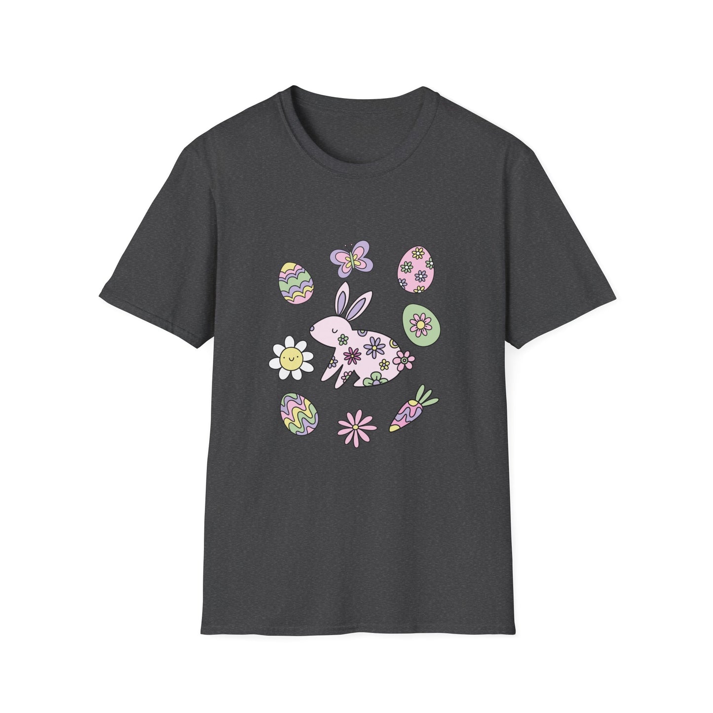 Pastel Bunny Unisex Softstyle T-Shirt