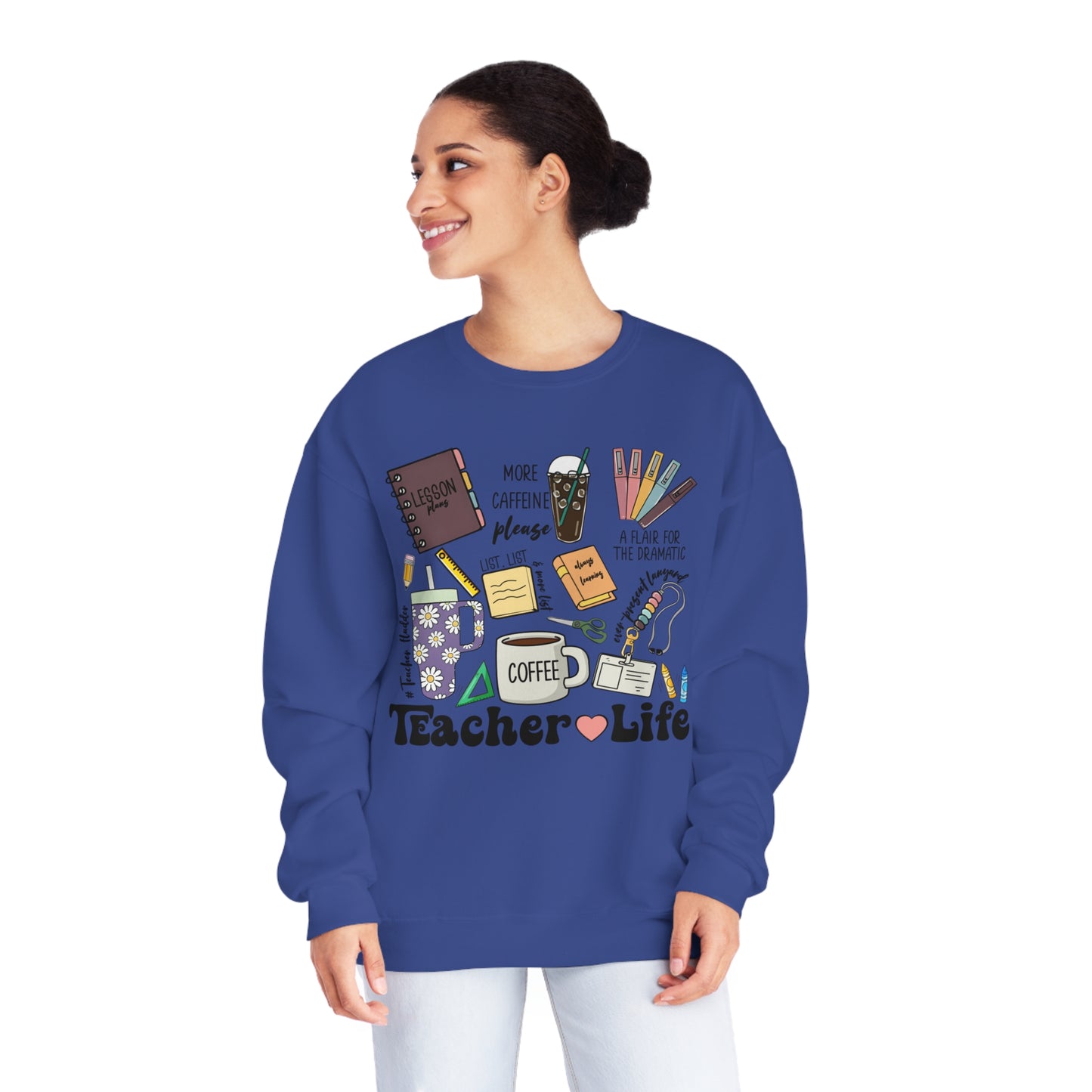 Teacher Things Unisex NuBlend® Crewneck Sweatshirt