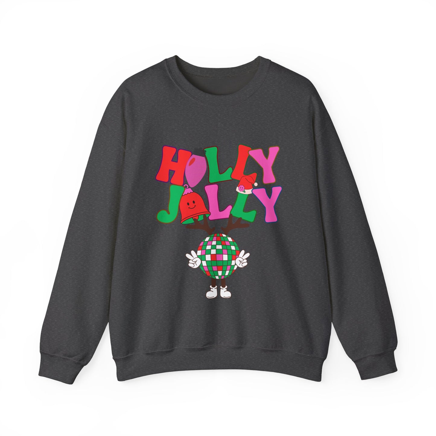 Holly Jolly Unisex Heavy Blend™ Crewneck Sweatshirt