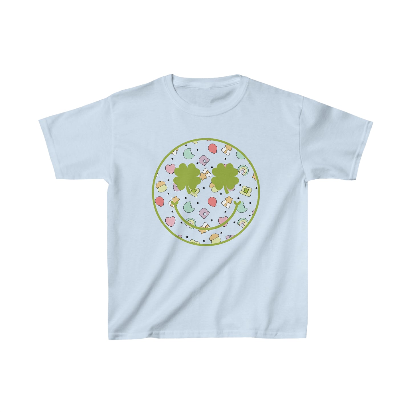 Lucky Charm Smiley Kids Heavy Cotton™ Tee