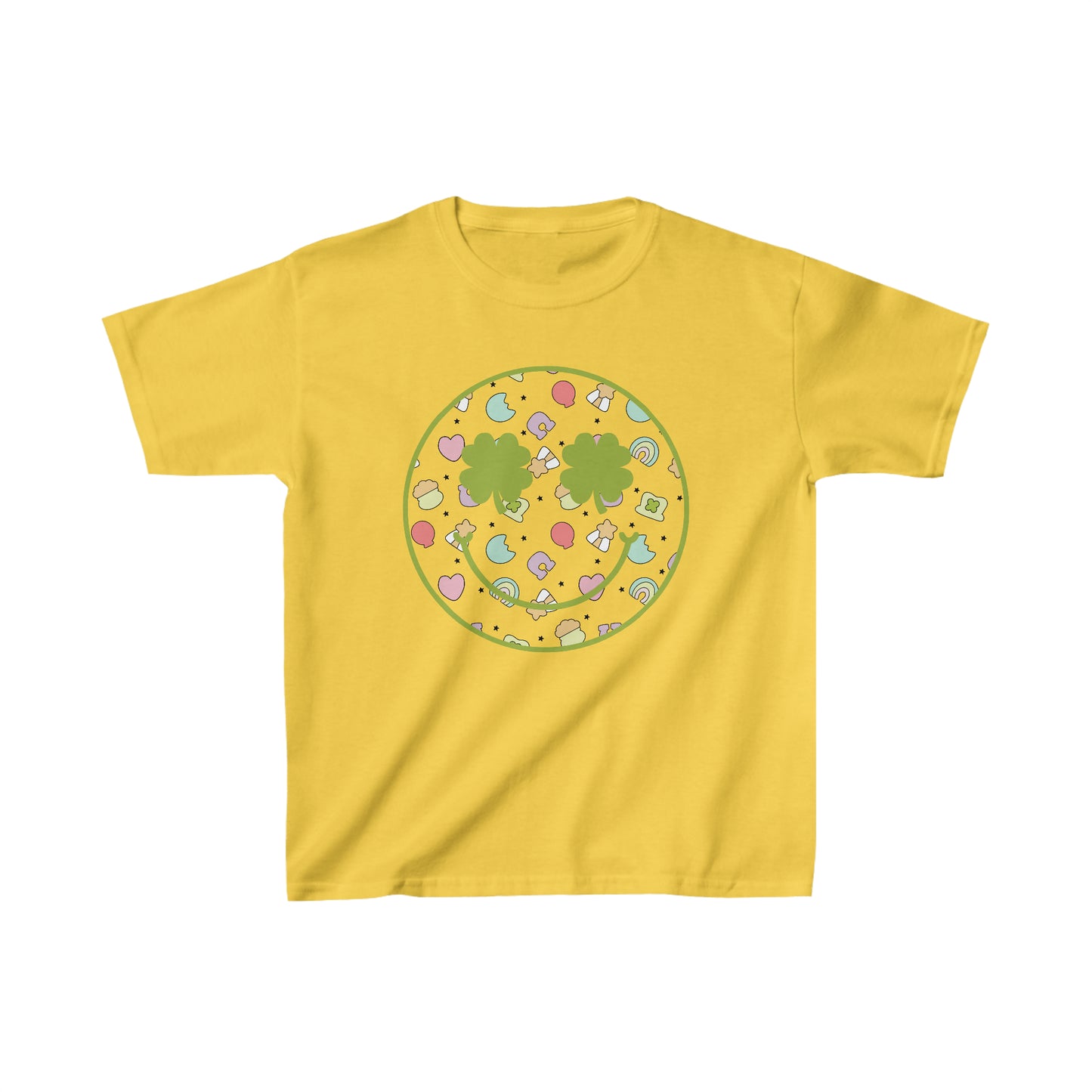Lucky Charm Smiley Kids Heavy Cotton™ Tee