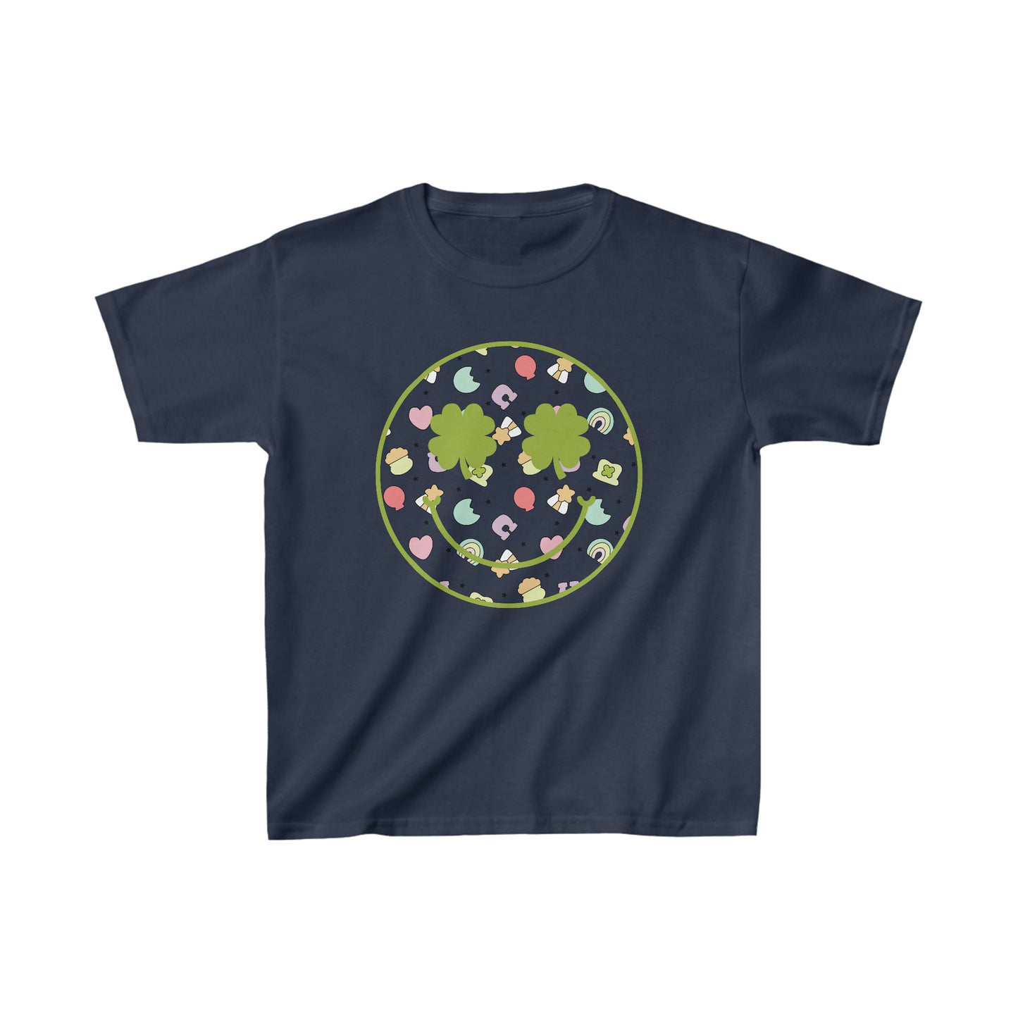 Lucky Charm Smiley Kids Heavy Cotton™ Tee