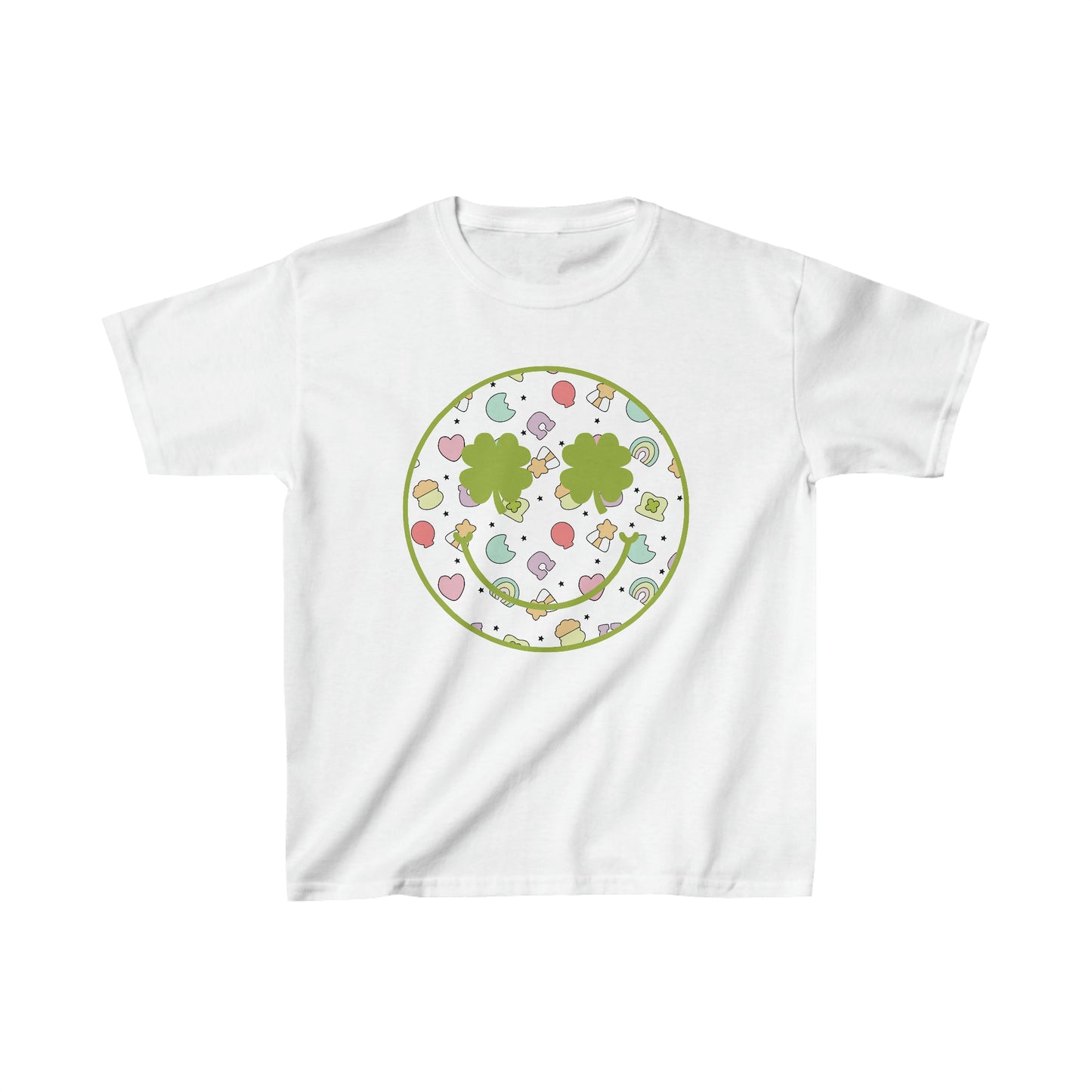 Lucky Charm Smiley Kids Heavy Cotton™ Tee