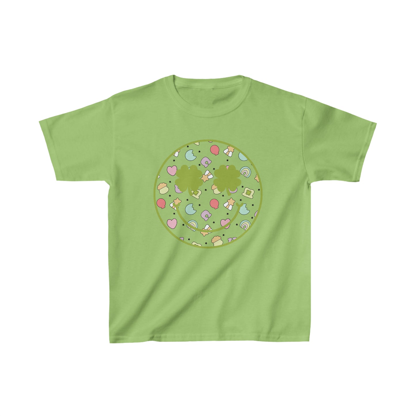Lucky Charm Smiley Kids Heavy Cotton™ Tee