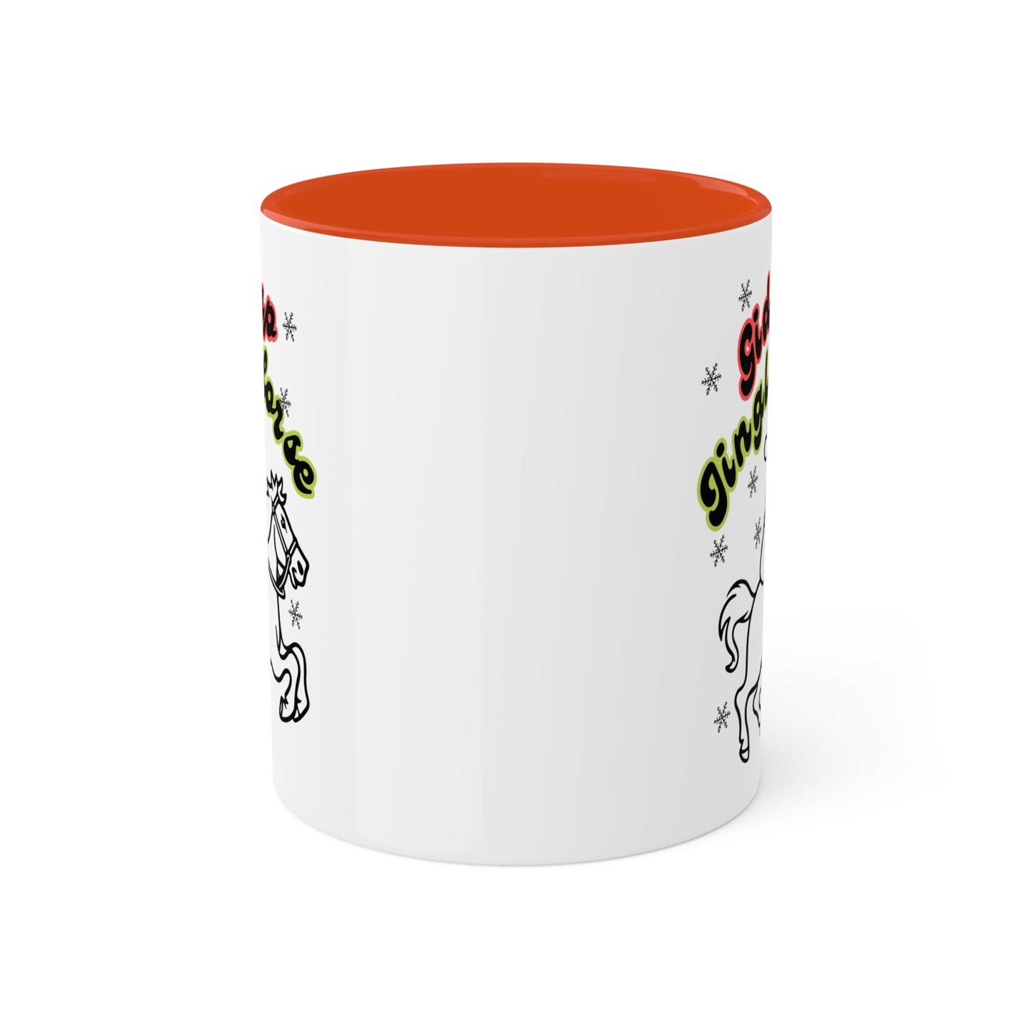 Giddyup Jingle Horse Colorful Mug 11oz