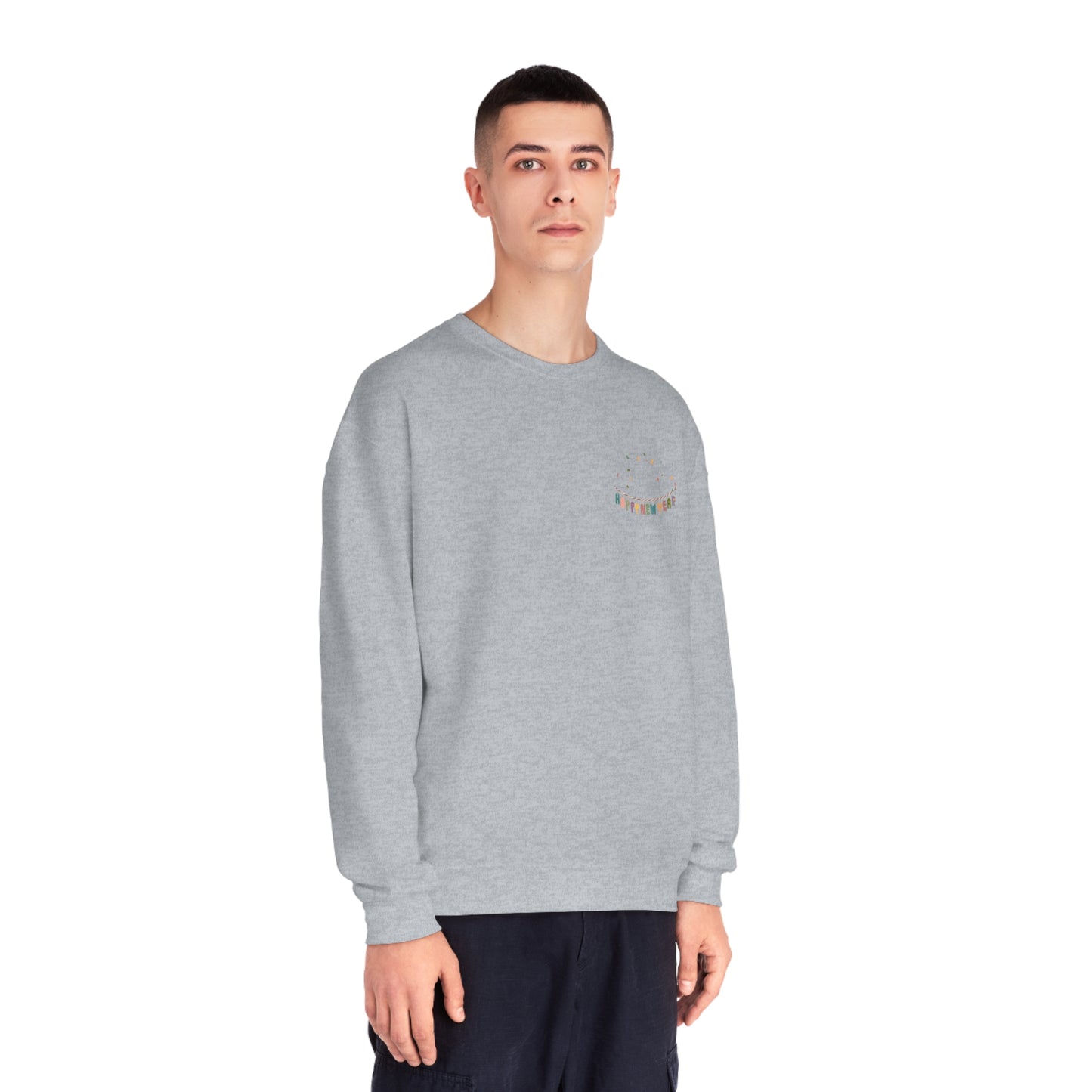 Happy New Year Banner Unisex NuBlend® Crewneck Sweatshirt