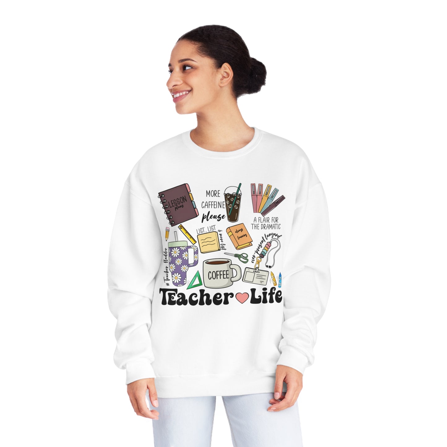 Teacher Things Unisex NuBlend® Crewneck Sweatshirt