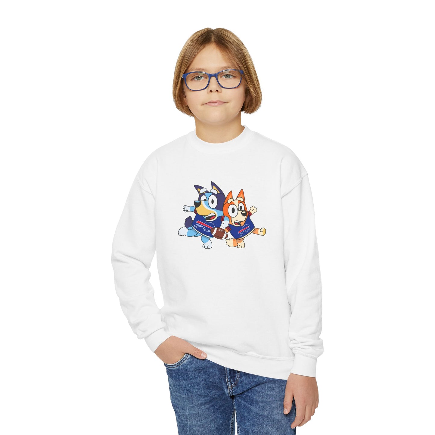 Bluey Buffalo Youth Crewneck Sweatshirt