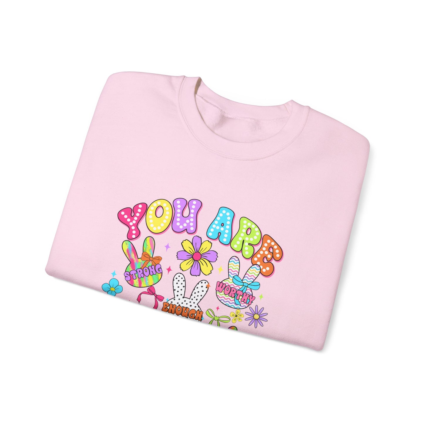 You Are Amazing Crewneck Sweatshirt - Colorful Unisex Heavy Blend™