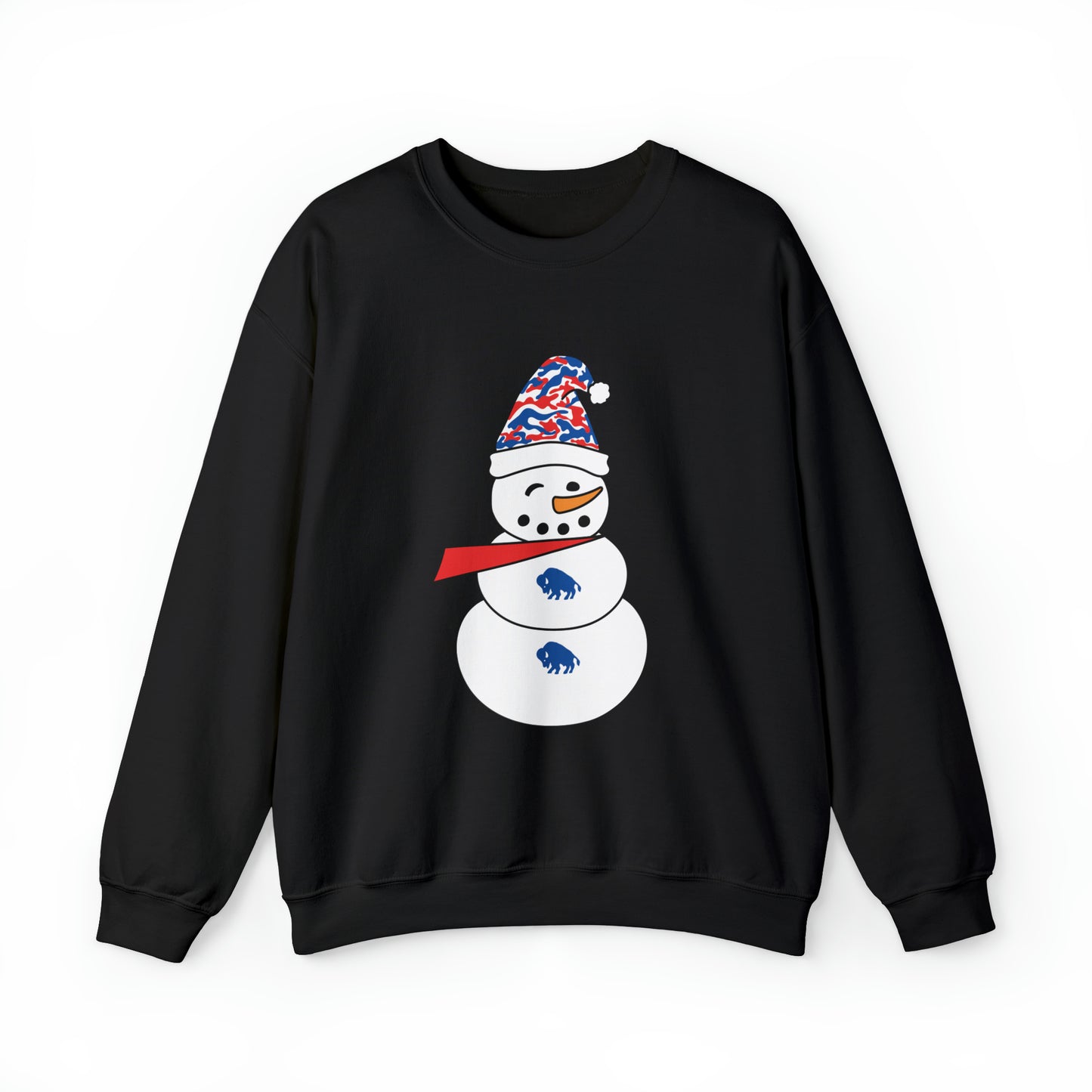 Buffalo Bills Snowman Unisex Heavy Blend™ Crewneck Sweatshirt