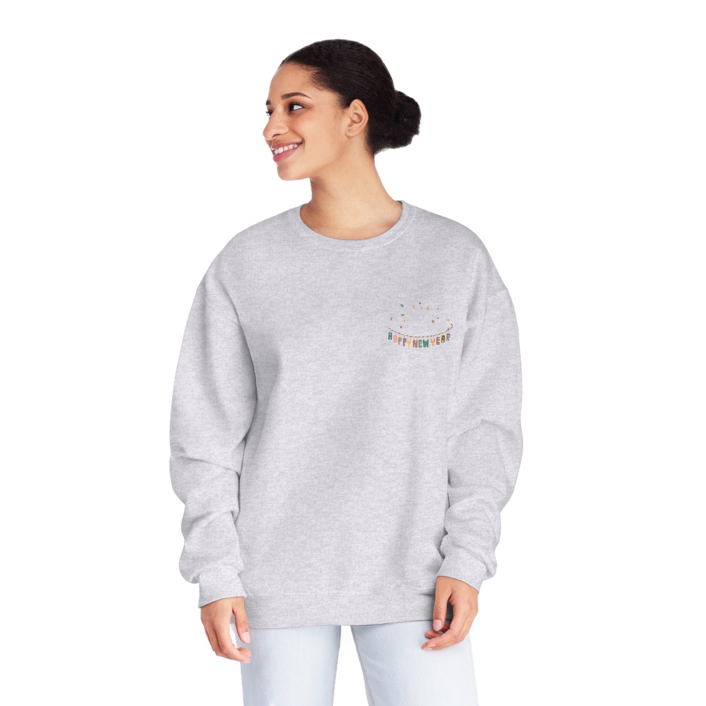 Happy New Year Banner Unisex NuBlend® Crewneck Sweatshirt