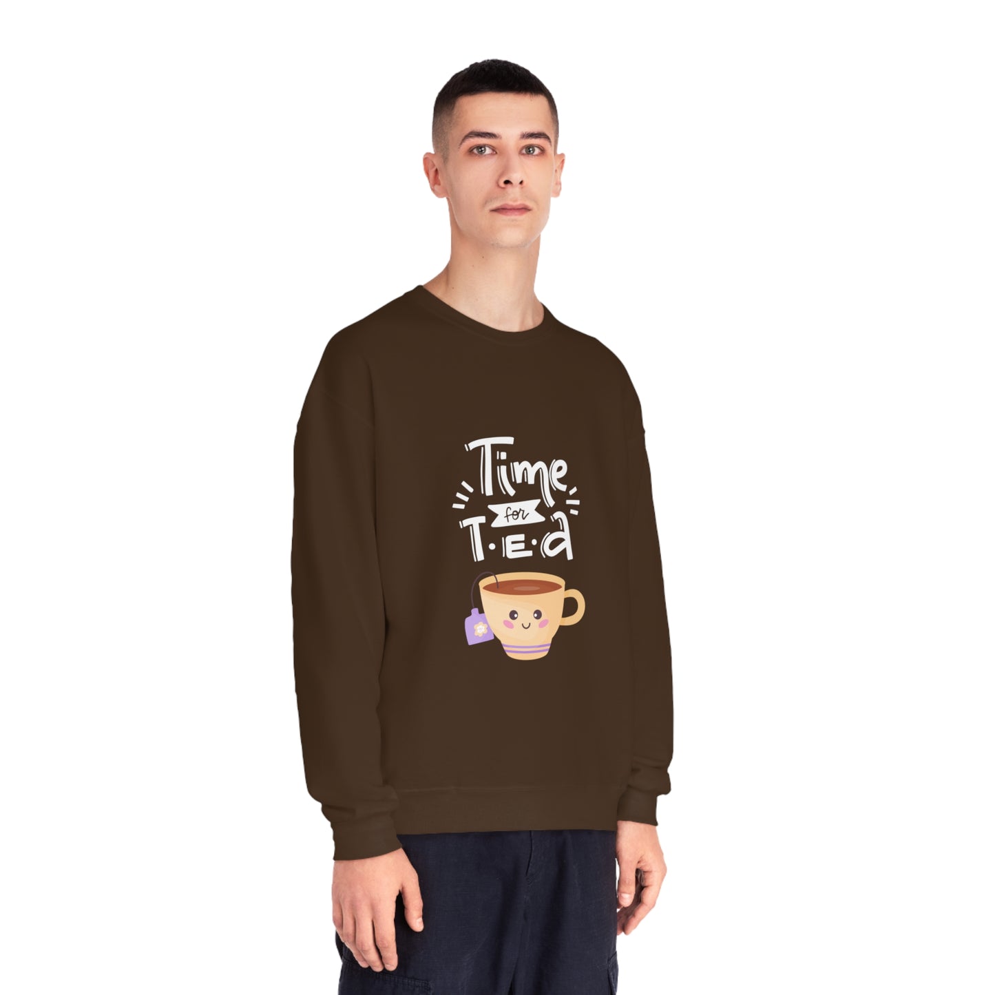 Time for Tea One Teacup Unisex NuBlend® Crewneck Sweatshirt