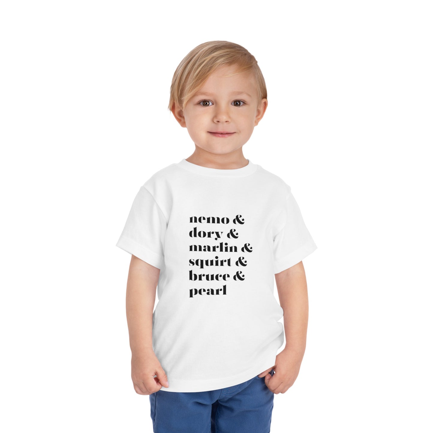 Nemo Dory Marlin Toddler Short Sleeve Tee