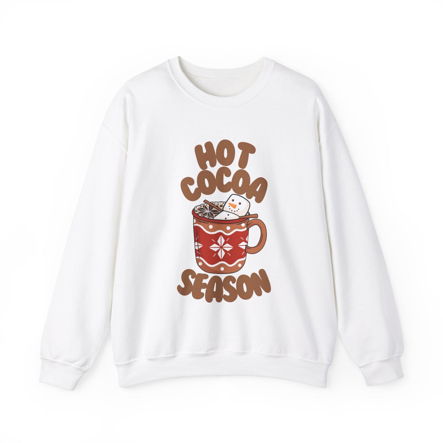 Hot Cocoa Season Unisex Heavy Blend™ Crewneck Sweatshirt