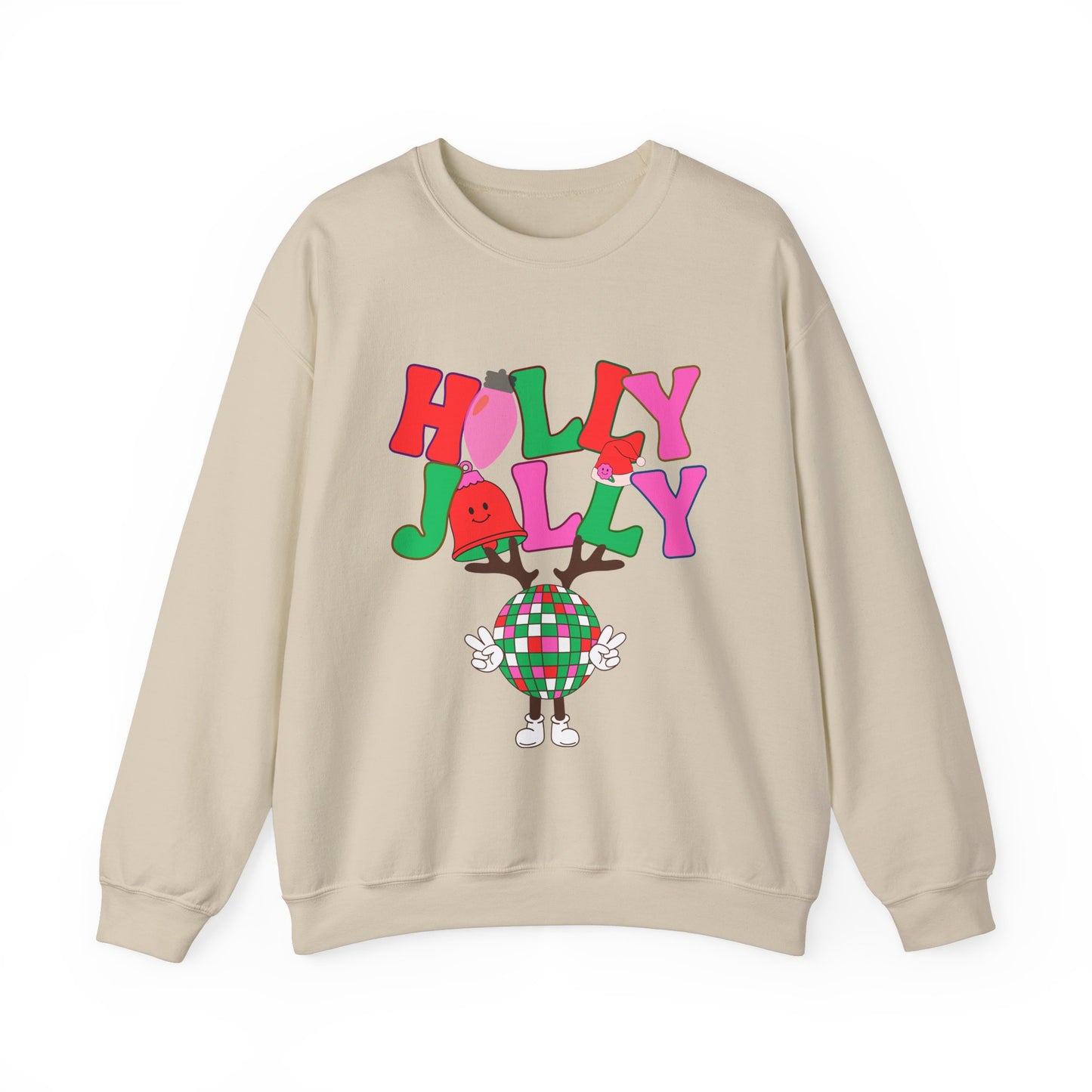 Holly Jolly Unisex Heavy Blend™ Crewneck Sweatshirt