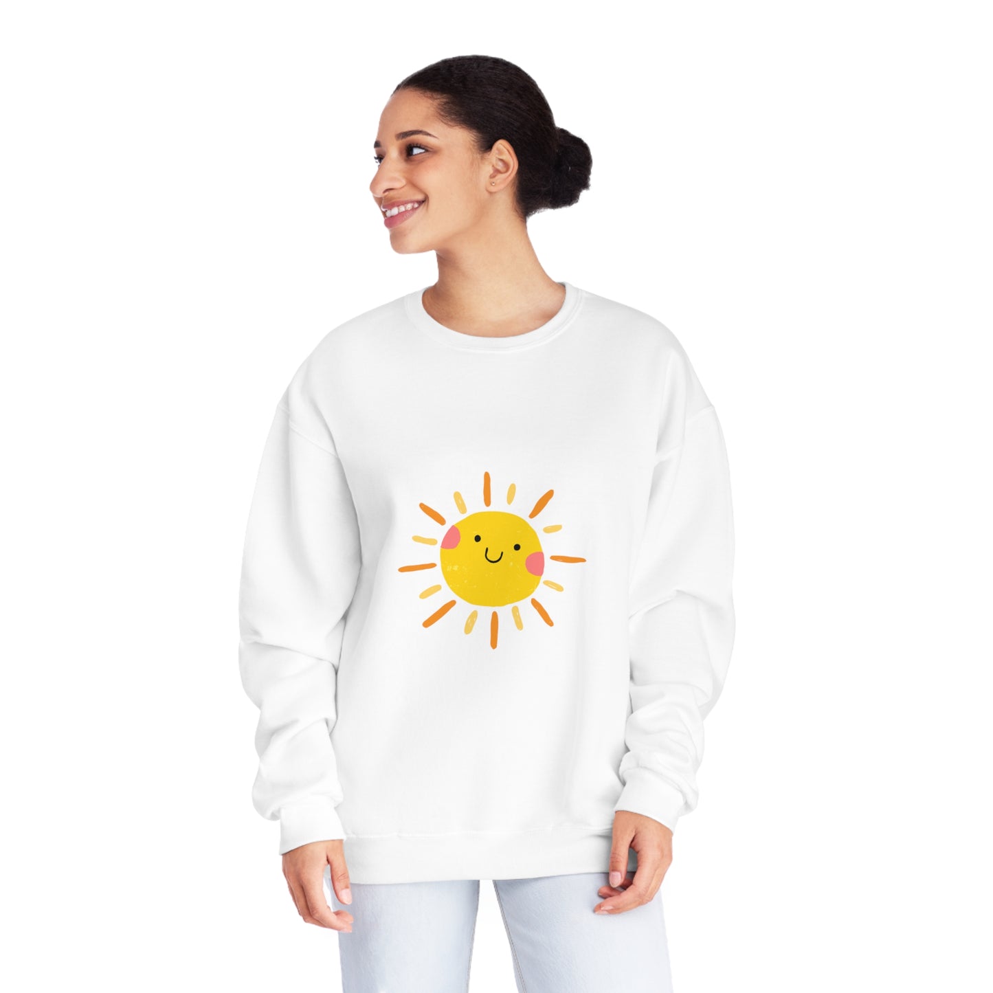 How Does the Sun Cut His Hair? Unisex NuBlend® Crewneck Sweatshirt