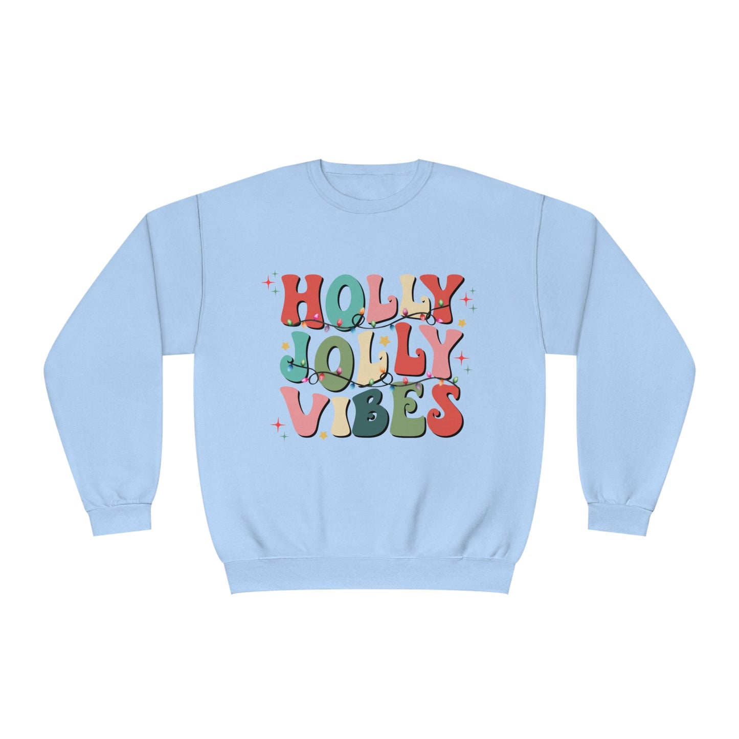 Holly Jolly Vibes Unisex NuBlend® Crewneck Sweatshirt