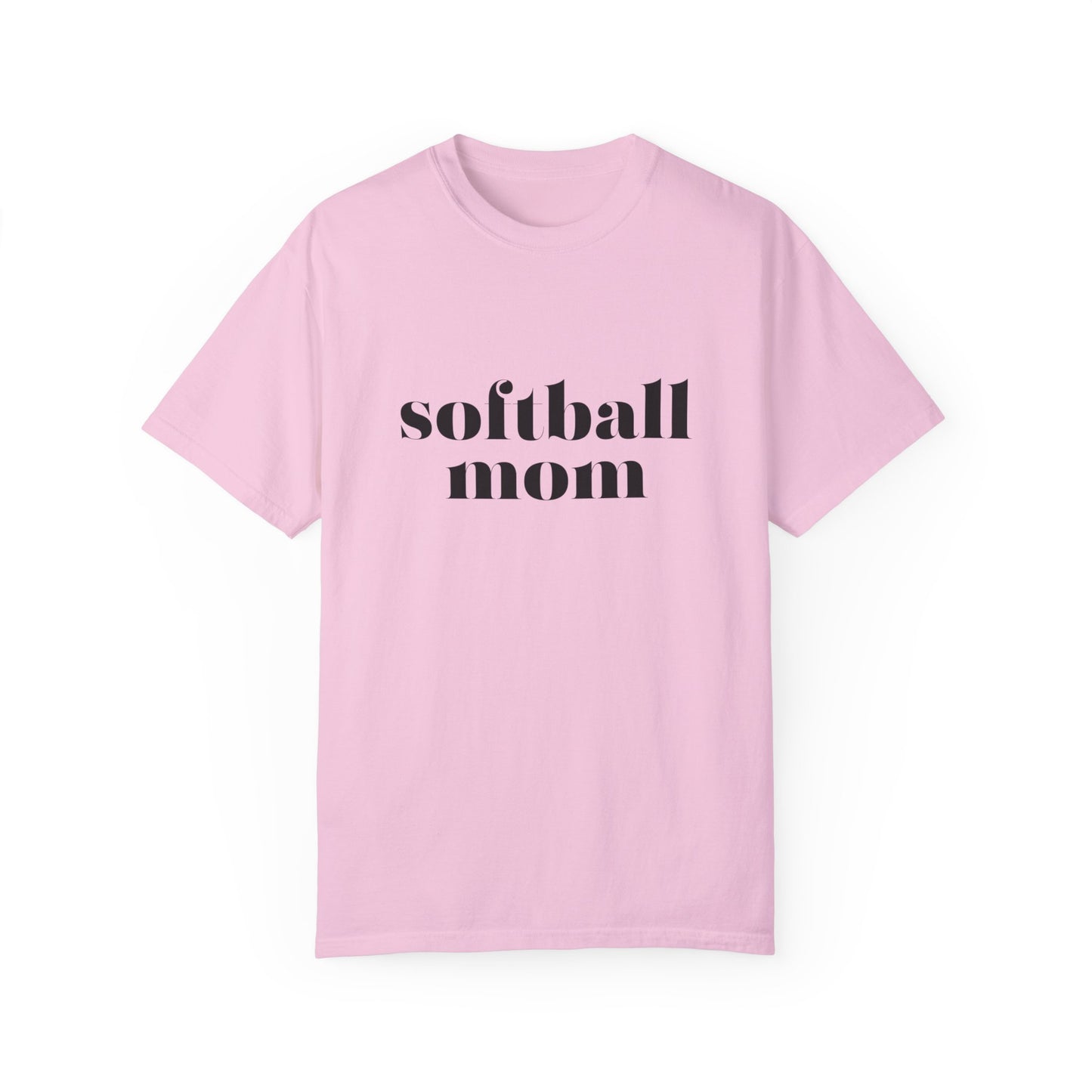 Softball Mom Unisex Garment-Dyed T-shirt