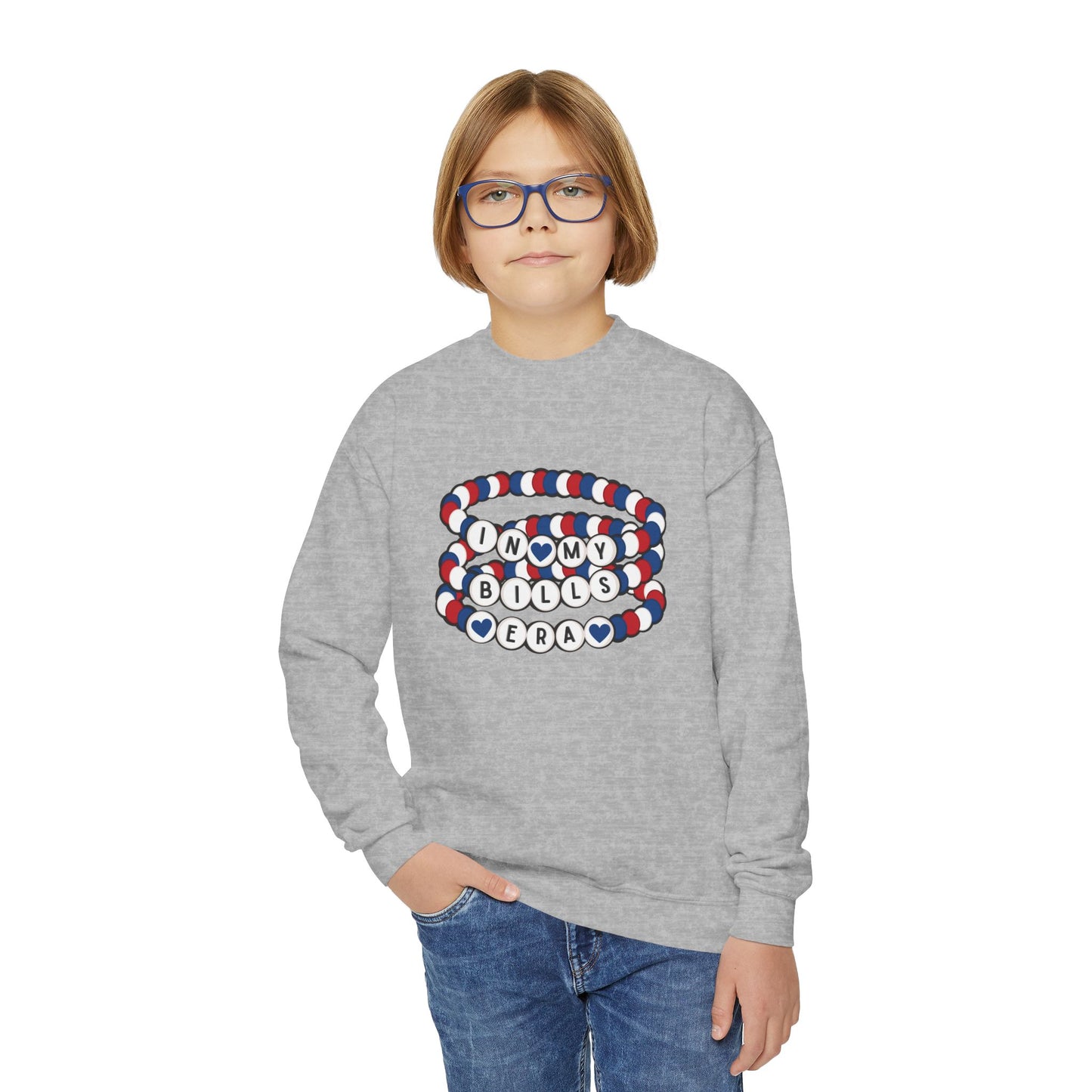In My Buffalo Bills Era Youth Crewneck Sweatshirt