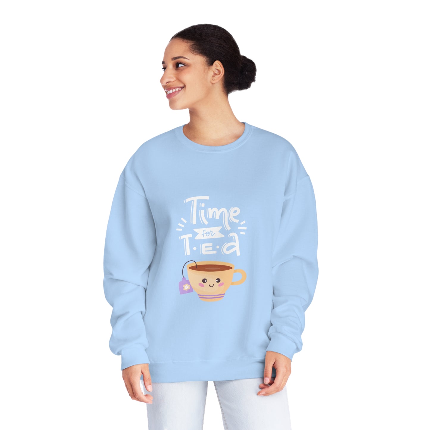 Time for Tea One Teacup Unisex NuBlend® Crewneck Sweatshirt