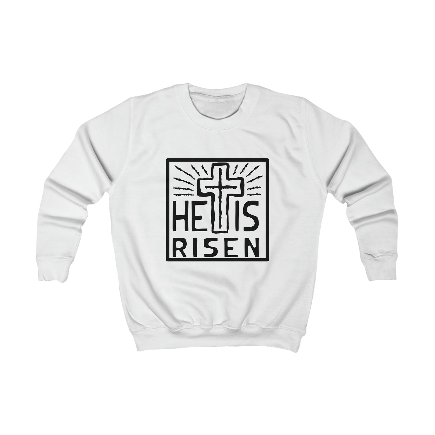 He Is Risen Kids Sweatshirt