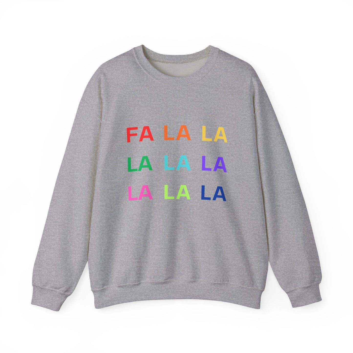 Fa La La La La La La La Unisex Heavy Blend™ Crewneck Sweatshirt