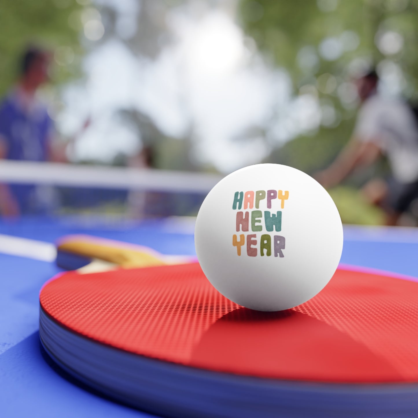 Happy New Year Beer Pong Balls, 6 pcs
