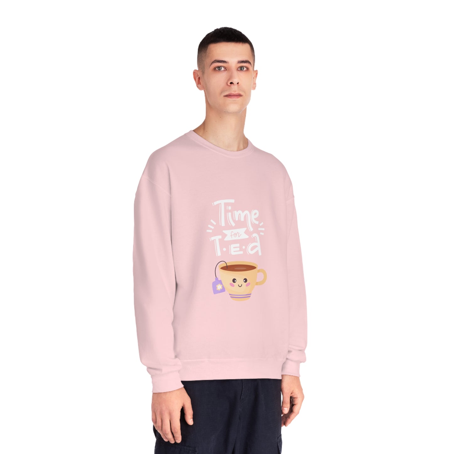 Time for Tea One Teacup Unisex NuBlend® Crewneck Sweatshirt
