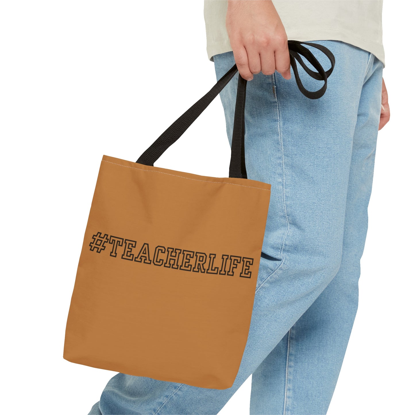 #teacherlife Tote Bag (AOP)