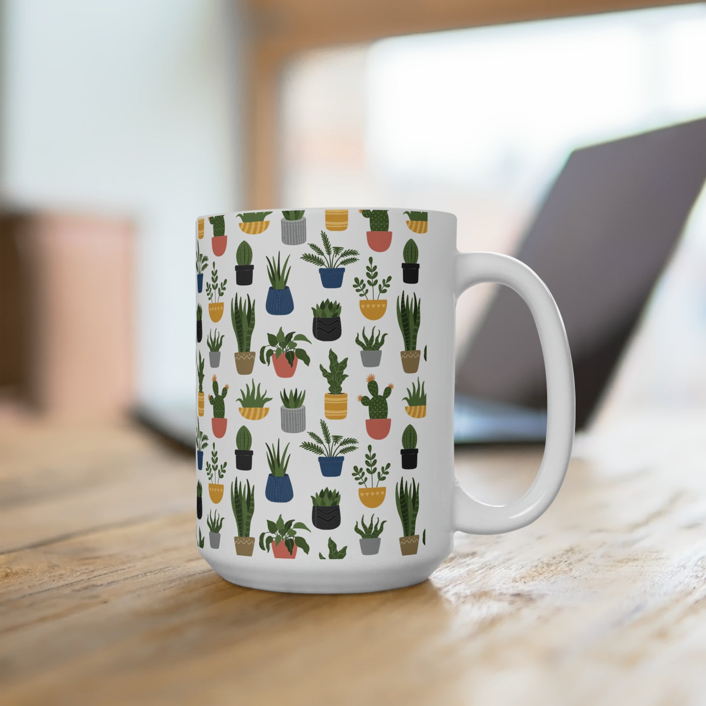 House Plants Ceramic Mug 15oz