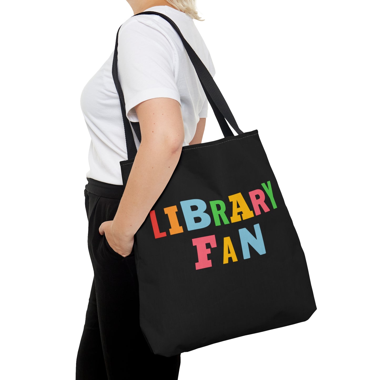Library Fan Tote Bag (AOP)