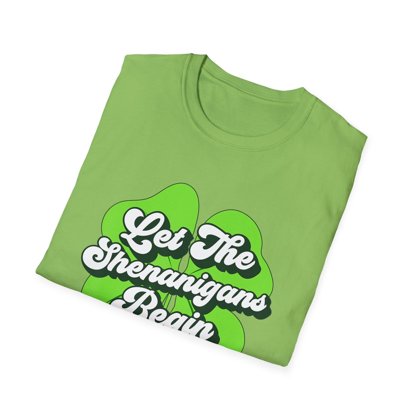 Let the Shenanigans Begin Unisex Softstyle T-Shirt