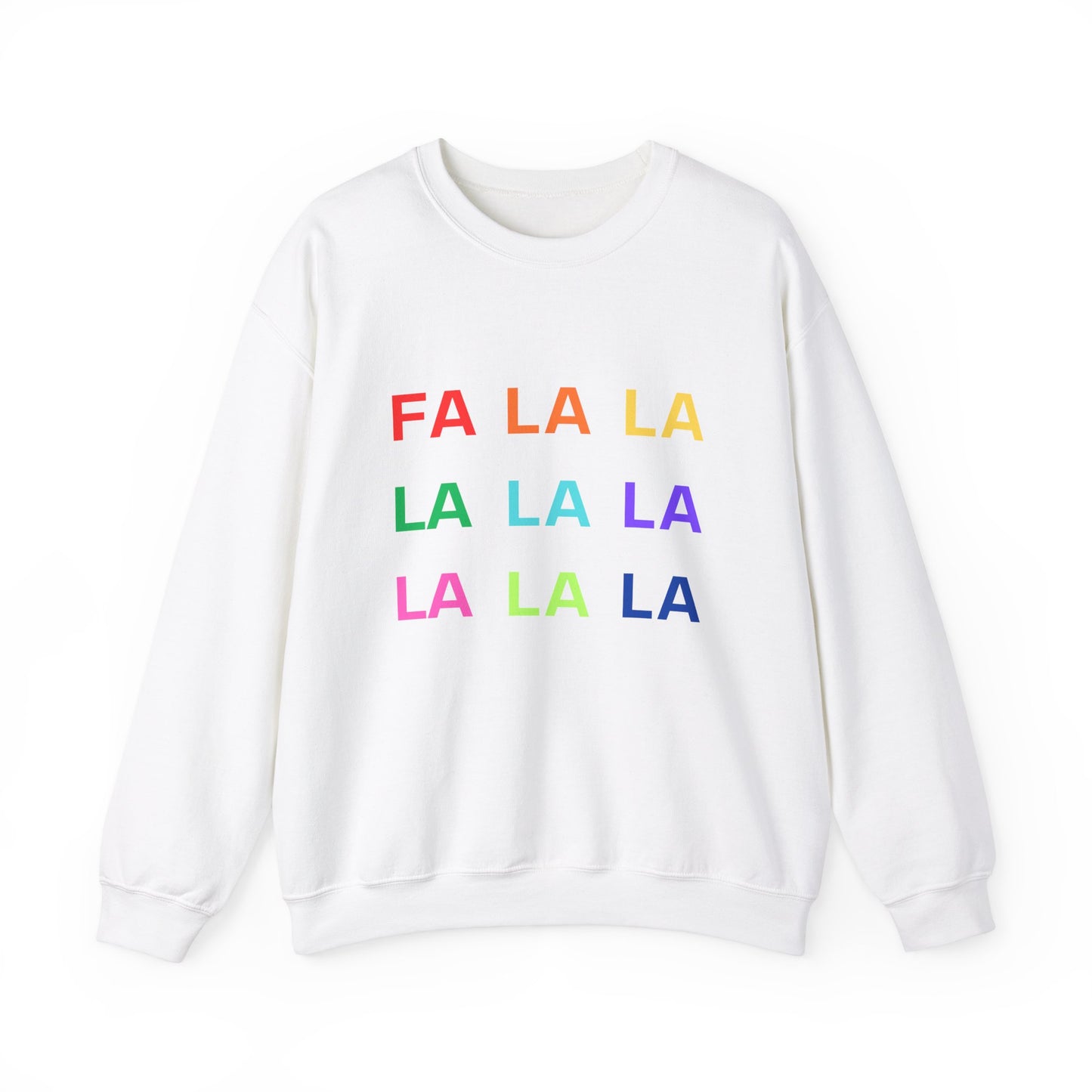 Fa La La La La La La La Unisex Heavy Blend™ Crewneck Sweatshirt