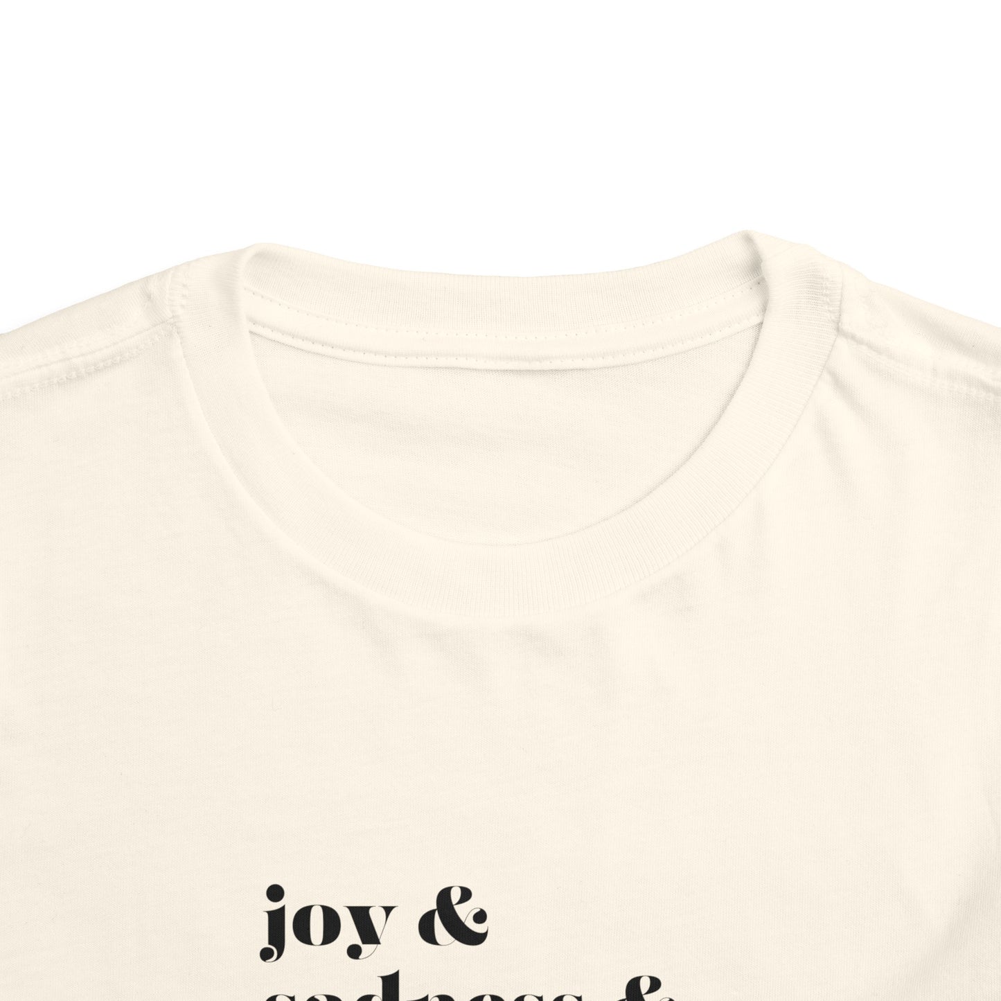 Joy Sadness Bing Bong Toddler Short Sleeve Tee
