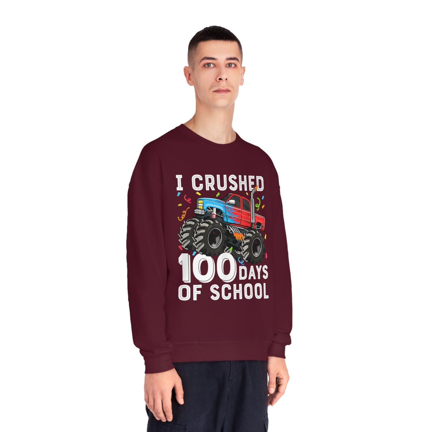 I Crushed 100 Days Unisex NuBlend® Crewneck Sweatshirt