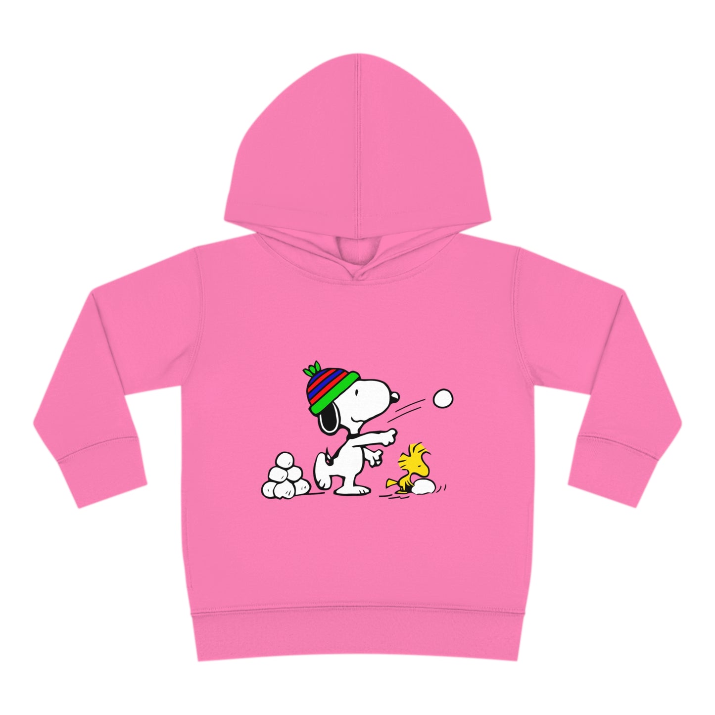 Snoopy Snowballs Toddler Pullover Fleece Hoodie