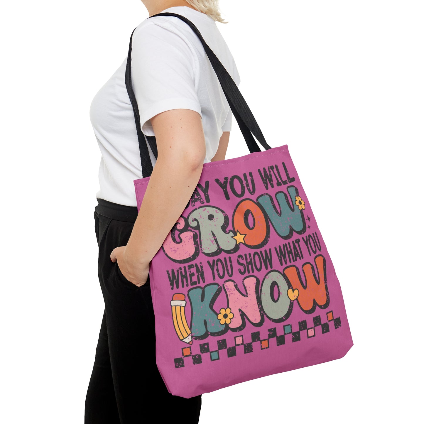 Today You Will Grow Tote Bag (AOP)