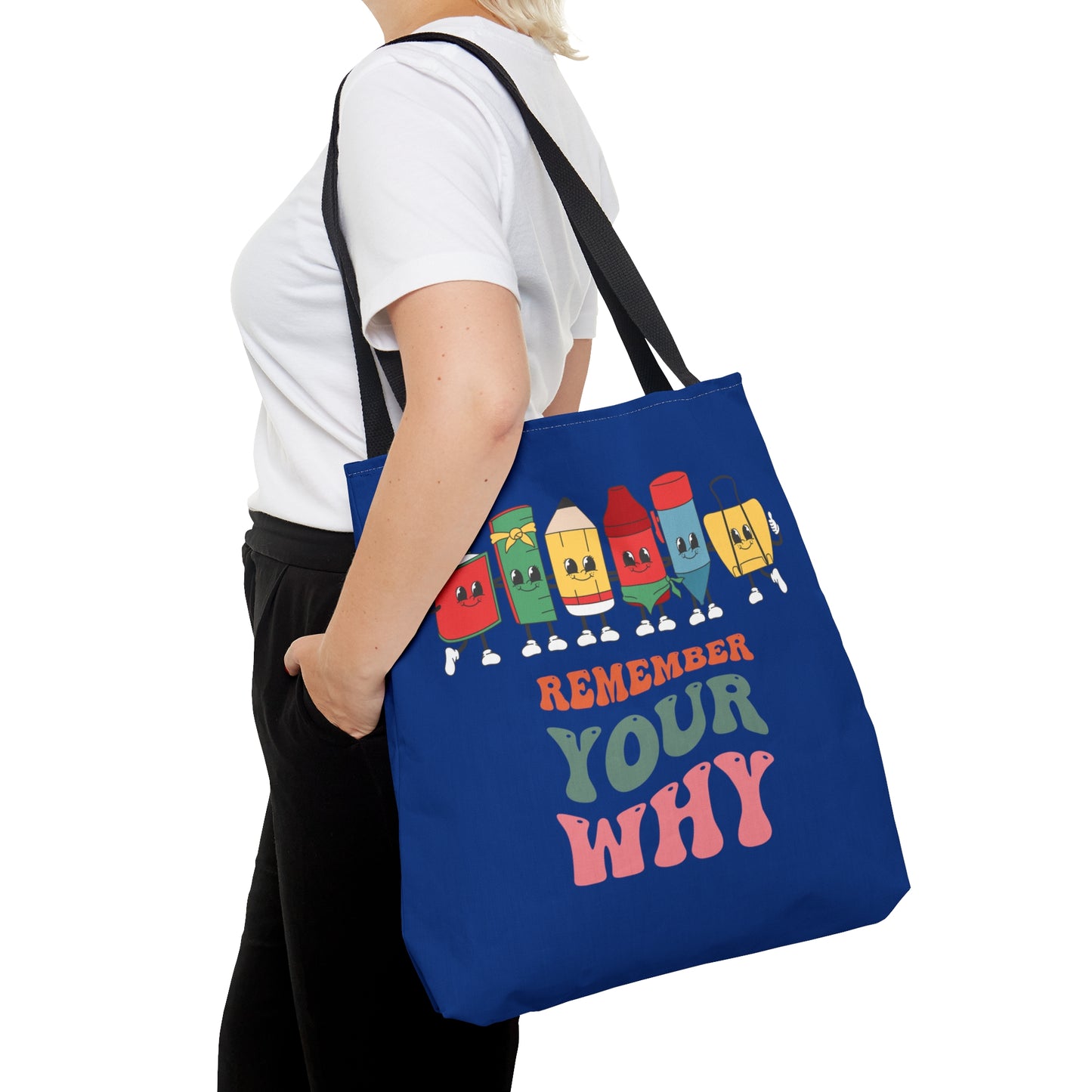 Remember Your Why Tote Bag (AOP)