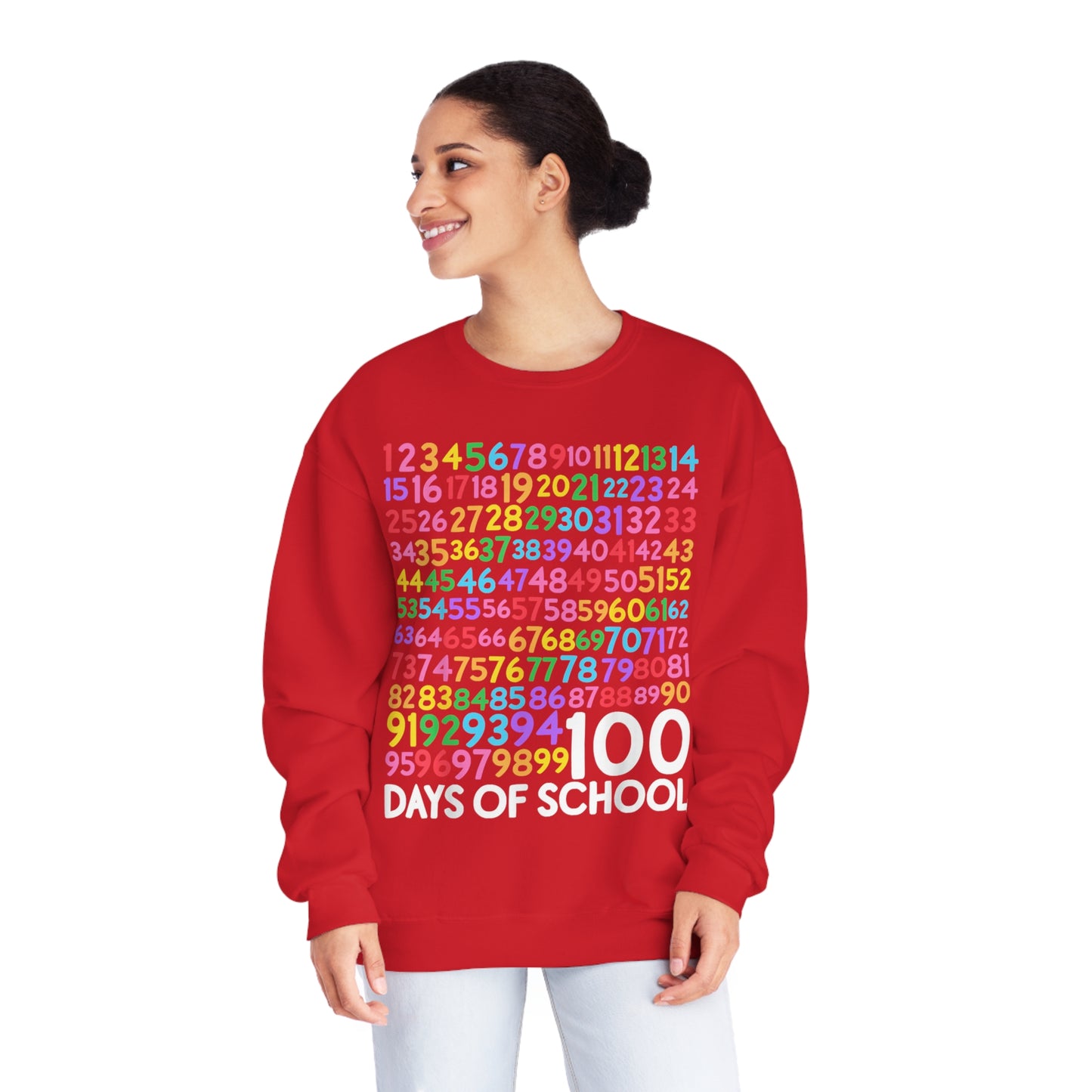 100 Days Countdown Unisex NuBlend® Crewneck Sweatshirt