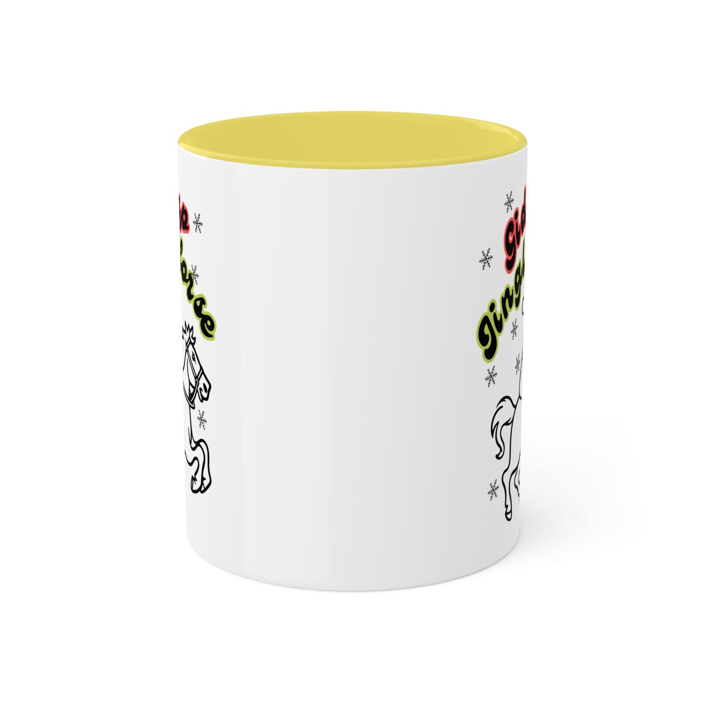 Giddyup Jingle Horse Colorful Mug 11oz