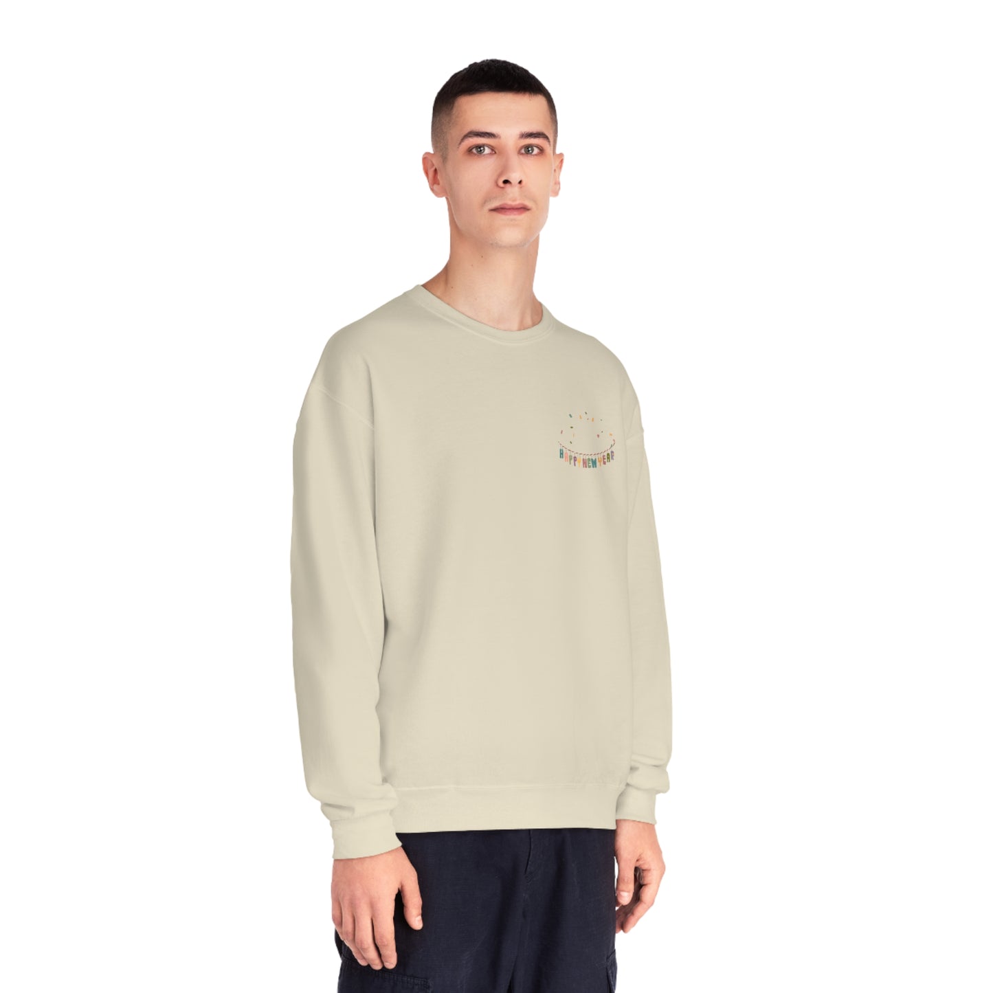 Happy New Year Banner Unisex NuBlend® Crewneck Sweatshirt