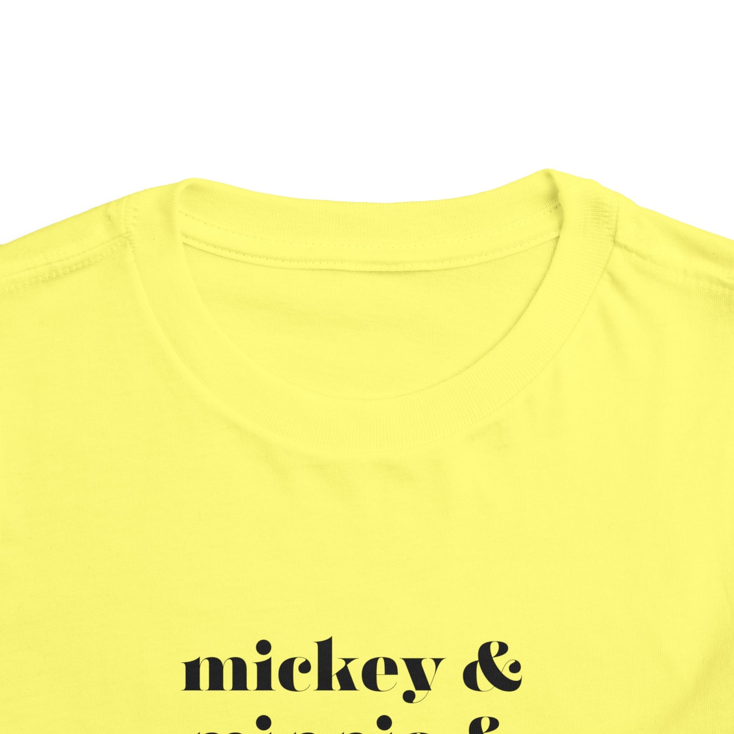 Mickey Minnie Goofy...Toddler Short Sleeve Tee