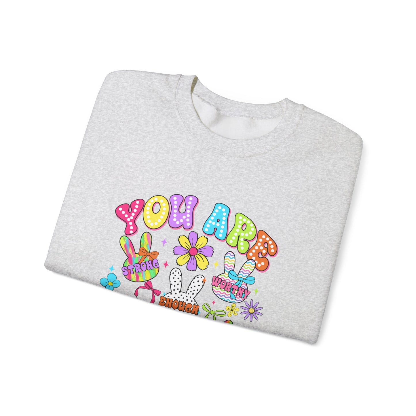 You Are Amazing Crewneck Sweatshirt - Colorful Unisex Heavy Blend™