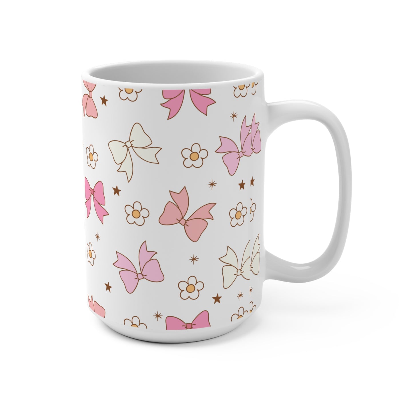 Bows and Flowers 15 oz Mug