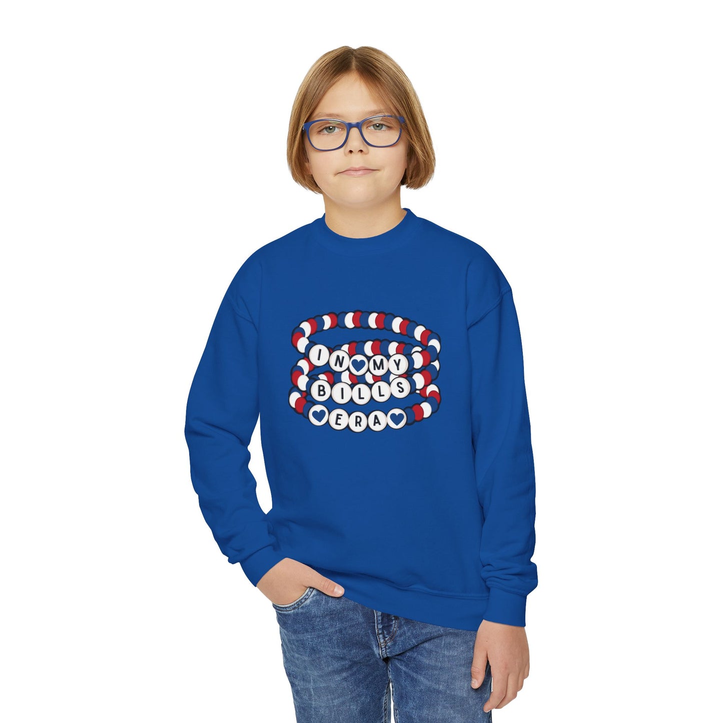 In My Buffalo Bills Era Youth Crewneck Sweatshirt
