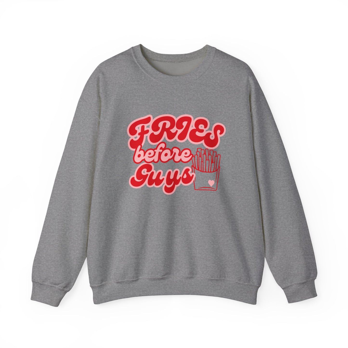 Fries Before Guys Unisex Heavy Blend™ Crewneck Sweatshirt