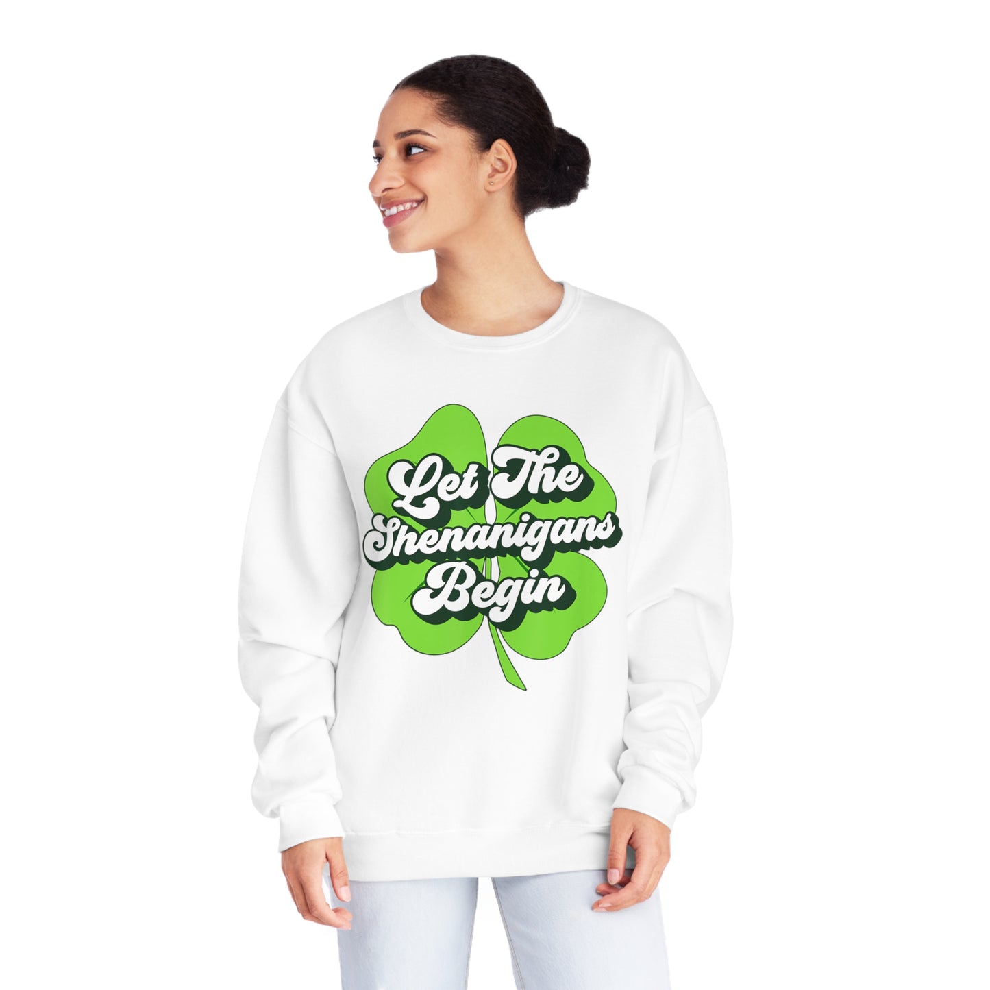 Let the Shenanigans Begin Unisex NuBlend® Crewneck Sweatshirt